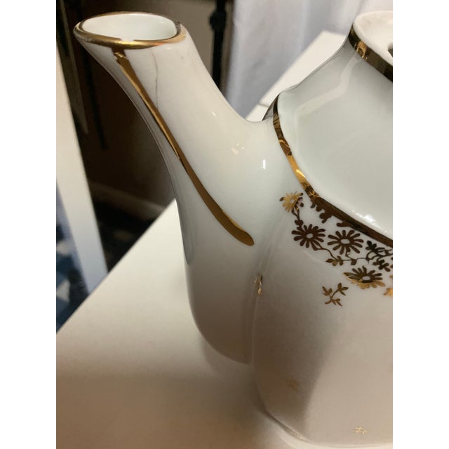 Early 20th Century Limoges Porcelain Tea Set by Goumot-Labesse With Floral Decoration - 17-Piece For Sale - Image 10 of 10