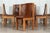 Brown French Brutalist Elm & Leather Chairs by Roland Haeusler, 1980s, Set of 8 For Sale - Image 8 of 18