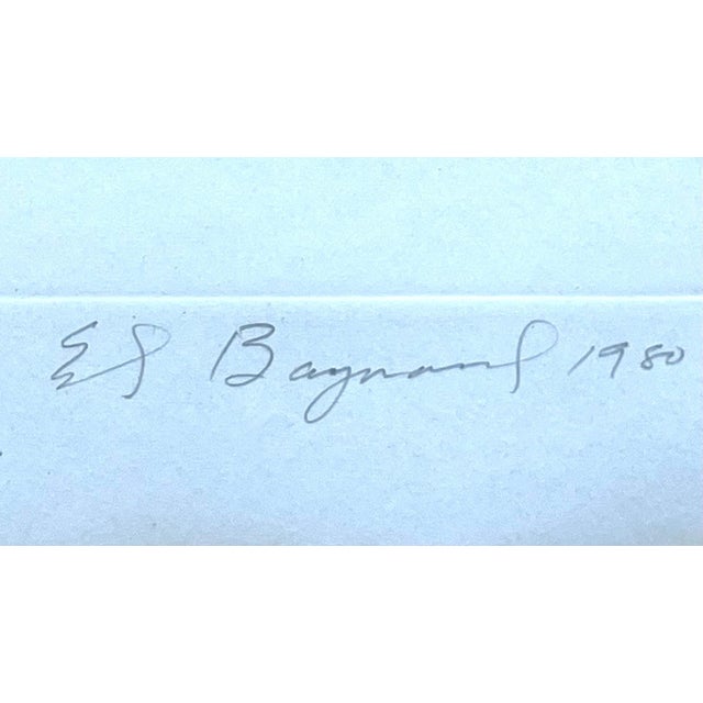 Ed Baynard, Zen Minimalist Flowers Etching American Modernist Ed Baynard Pop Art Print For Sale - Image 4 of 6