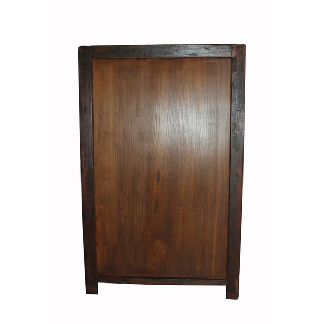 Birds and Flower Antique Chinese Cabinet For Sale - Image 12 of 13