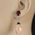 Romantic Rose Quartz & Garnet Earrings in Sterling Silver Elevate your elegance with these exquisitely handcrafted...
