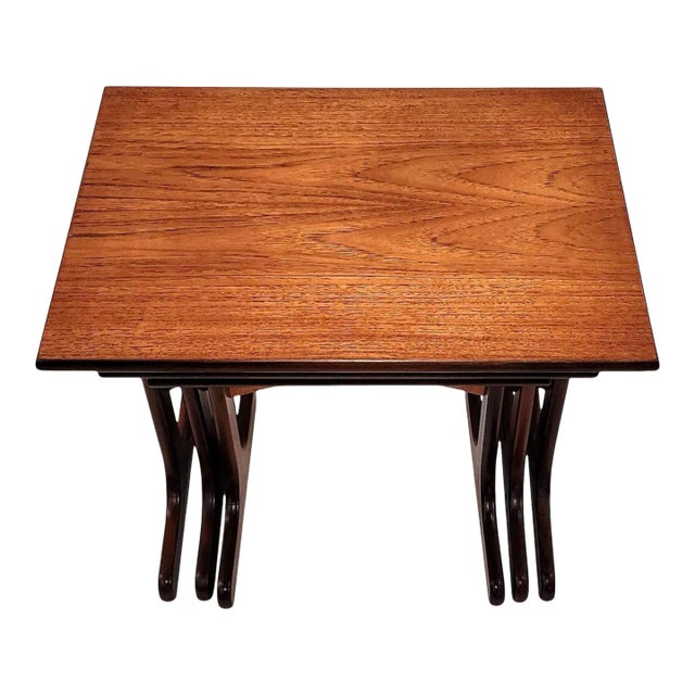 1960s Mid-Century Danish Modern Nesting Tables G-Plan For Sale