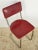 Mid-Century Modern Mid 20th Century Pair of Mid Century Steel Tube Red Vinyl Dining Chairs For Sale - Image 3 of 12