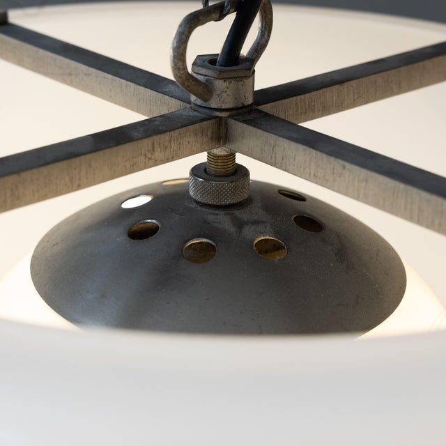 Model Omega Suspension Lamp in Glass by Vico Magistretti for Artemide For Sale - Image 11 of 12