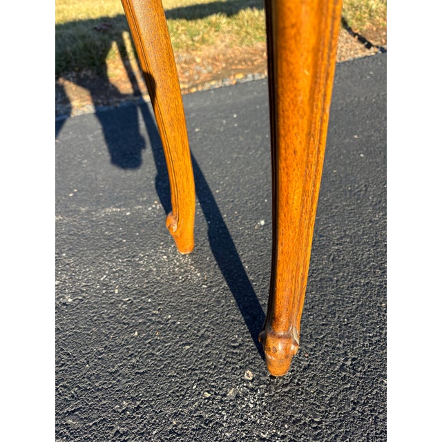 Brown 1970s Thomasville Sofa Console Table For Sale - Image 8 of 10