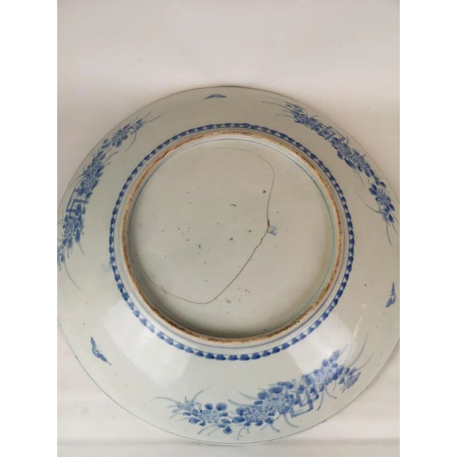 Antique Japanese Arita Porcelain Plate For Sale - Image 9 of 13