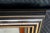 Amber Large Neoclassical Style Ebonized & Burl Wood Wall Mirror With Marquetry Inlay For Sale - Image 8 of 12