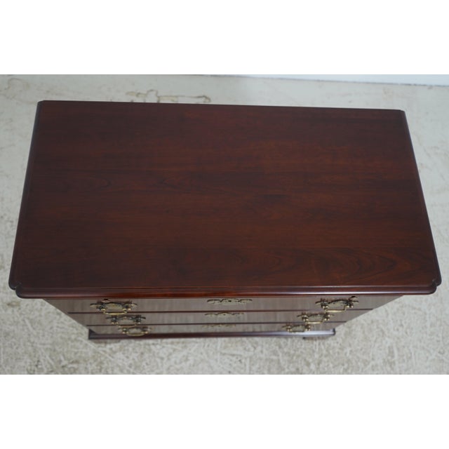 Statton Old Towne Cherry Pull Out Bachelor Chest For Sale - Image 11 of 18