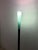 Koch and Lowy Postmodern Green Glass and Steel Floor Lamp, 1990s For Sale - Image 11 of 14