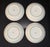 Red Kutani Hand‑Painted Scenic Decorative Saucer Plates – 5.5” (4 Available - Sold by Plate) For Sale - Image 8 of 9