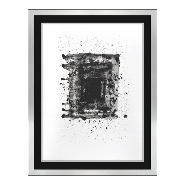 Late 20th Century Untitled (l.173; Sf 195a) Abstract Black Lithograph Sam Francis For Sale