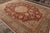Persian Antique Tabriz Beige Red and Blue Wool Persian Floral Rug – Medallion Style For Sale - Image 3 of 10