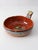 Mid 20th Century Mexican Pottery Hand-Painted Terracotta Handled Serving Dish For Sale - Image 9 of 14