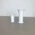 Contemporary Op Art German White Porcelain Vases by Ak Kaiser, 1970s, Set of 2 For Sale - Image 3 of 18