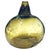 Mid-Century Modern 1970's Blown Olive Green Art Glass Demijohn Bottle For Sale - Image 3 of 9
