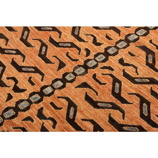 Not Yet Made - Made To Order Handknotted Regal Geometric Tiger Rug, Pale Blue, 8'x10' For Sale - Image 5 of 8