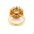 Early 21st Century 3.79 Carat Round Brilliant Cut Diamond Ruby Gold Ring, Size 6.5 For Sale - Image 5 of 9