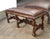 French Bench for Theodore Alexander, William's Window Seat, Ornate Base W Leather Cover For Sale - Image 3 of 15