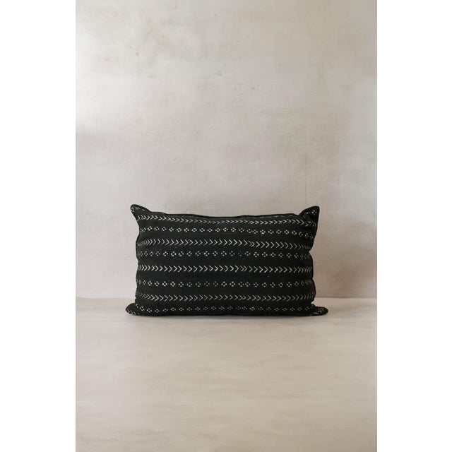 Mud Cloth Cushion - 184.14 For Sale - Image 4 of 4