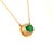 Traditional Natural Emerald Diamond Necklace 14k Gold 6.29 Tcw Certified For Sale - Image 3 of 12