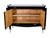 Art Deco Sideboard in Black High-Gloss Lacquer with Chrome Sabots and Chrome Fittings, 1940s For Sale - Image 4 of 9