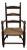 19thc Childs Ladder Back Chair in Original Paint For Sale