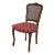 French Louis XV Style Cane Back Side Chair For Sale