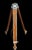 Elevate an industrial loft, studio, or modern living space with this exceptional mid-century surveyor’s tripod. Crafted...