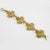 1960s Henry Perichon Gilded Bronze Link Bracelet For Sale - Image 5 of 8