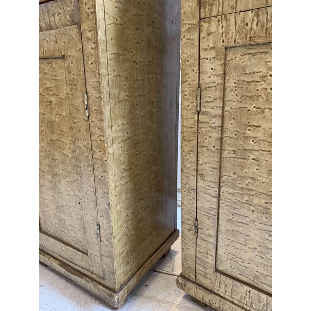 Wood Swedish Bedside Cabinets in Painted Wood, 1900s, Set of 2 For Sale - Image 7 of 12