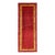 Red Color Fine Hand Knotted Persian Gabbeh Runner For Sale