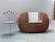 Absolutely fantastic vintage rattan lounge chair in a sculptural egg shape, reminiscent of Udom Udomsrianan’s Nest Chair,...