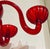 1990s 1990s Myran Allan Luxury Lighting Modern Red Murano Glass Chandelier For Sale - Image 5 of 6