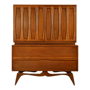 Tobago Vintage Mid Century Modern Highboy Dresser C. 1960s