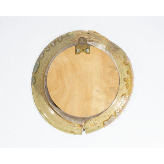Studio Pottery Wall Plate For Sale In Indianapolis - Image 6 of 6
