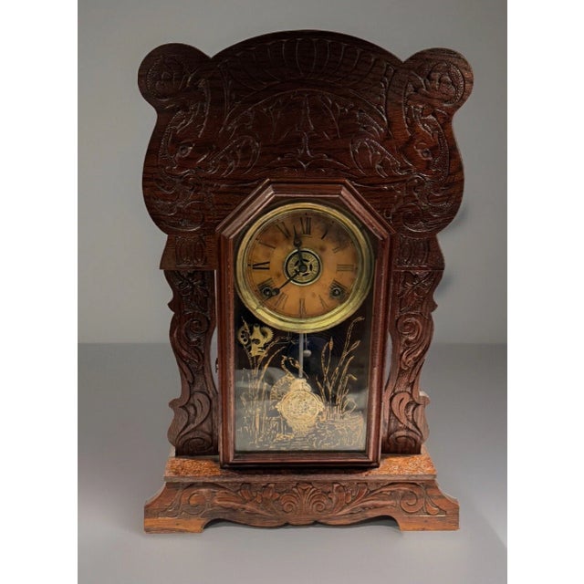 This listing is for antique parlor mantel clock with alarm. This clock was made by Sessions and it features a lovely...