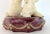 Ceramic Vintage Ceramic Pair of White Poodles on a Pillow For Sale - Image 7 of 12