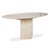 Modern Wooden Dining Table with Travertine Top from WK Wohnen For Sale - Image 3 of 17