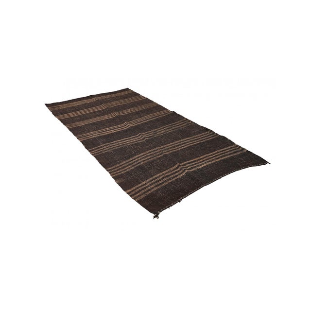 Vintage handwoven decorative kilim rug from Afyon region of Turkey. Approximately 50-60 years old. In very good condition....