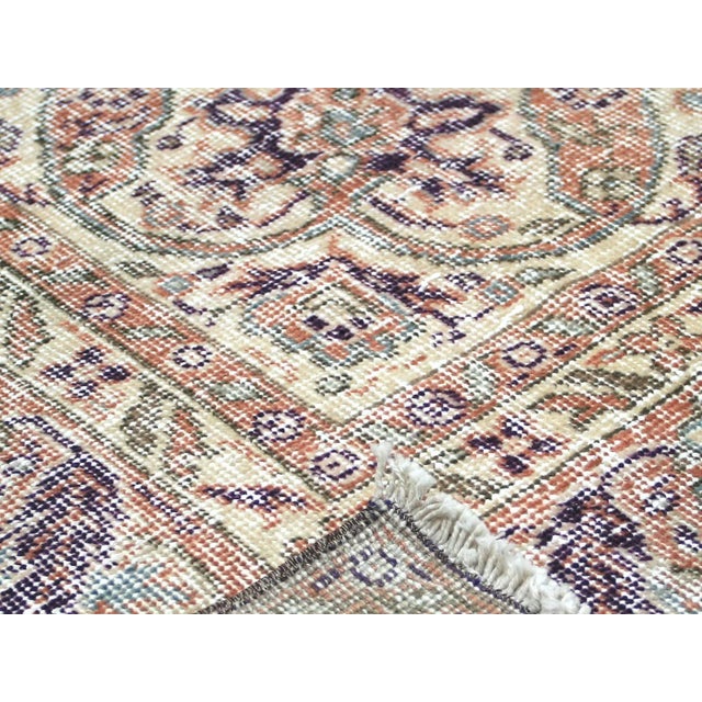 1960s Turkish Oushak Rug For Sale - Image 4 of 6