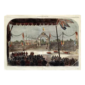 1860 English Newspaper - the Illustrated London News, Oct 27 1860 (Recto-Verso, Colored)
