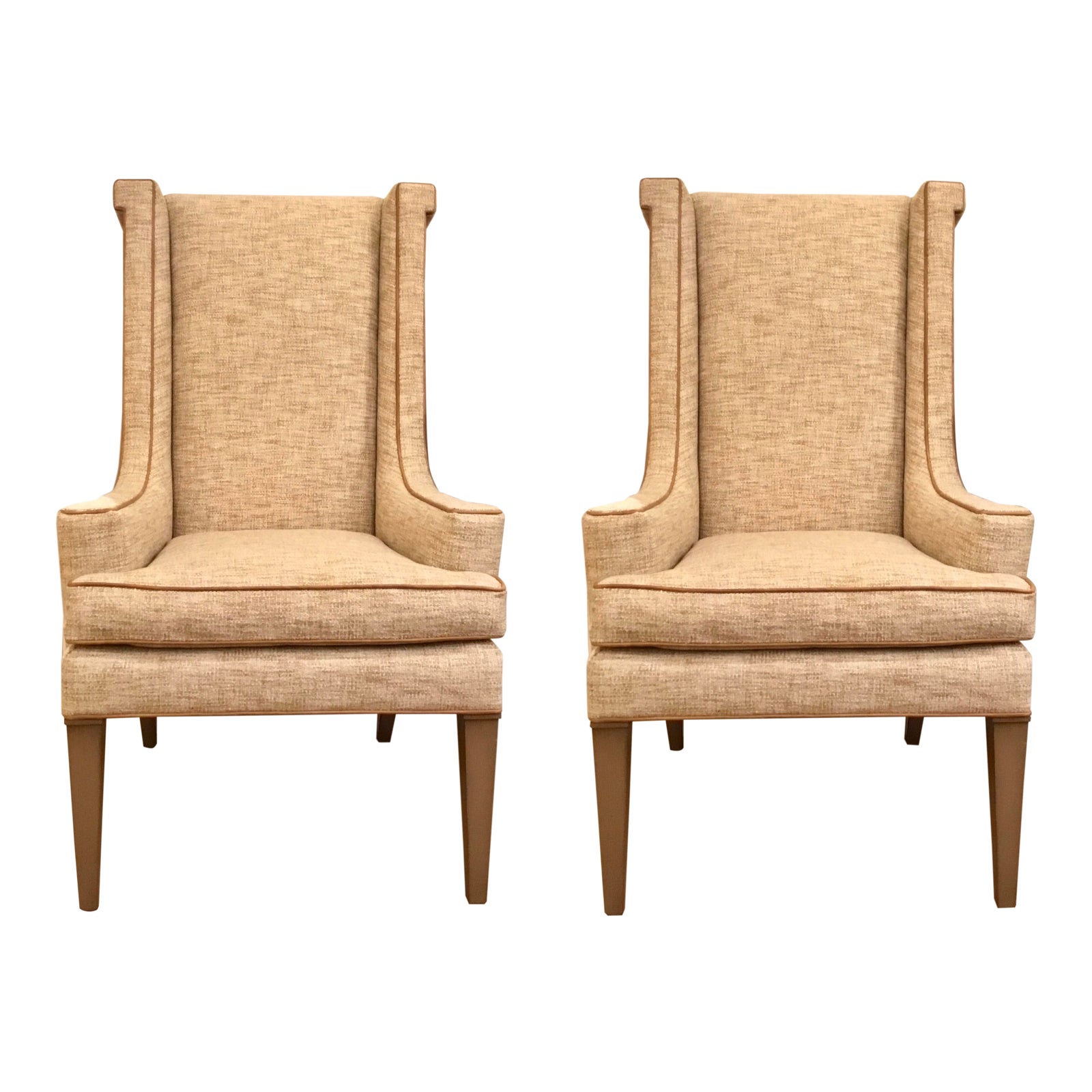 modern leather wing chairs