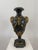 Ornamental vase in green marble and gilded bronze, 19th century, France. The distinctive feature of this model is the...