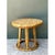 Wood Vintage Woven Rattan Accent Table For Sale - Image 7 of 12