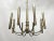 Metal Large Vintage Italian Eight Lights Chandelier in Brass, 1970s For Sale - Image 7 of 10