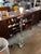 Mid-Century Modern Chrome and Lucite Floor Lamp With Integrated Glass Table For Sale - Image 11 of 12