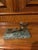 English Bronze Statue Boy Holding Bird For Sale - Image 3 of 6