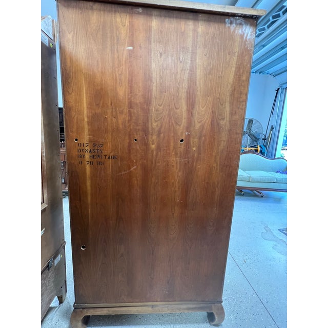 1970s 1970s Drexel Heritage Dynasty Collection Chinoiserie Armoire Dresser For Sale - Image 5 of 10
