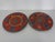Ceramic Vintage German Grünstadt Ceramic Wall Plates, 1960s, Set of 2 For Sale - Image 7 of 13
