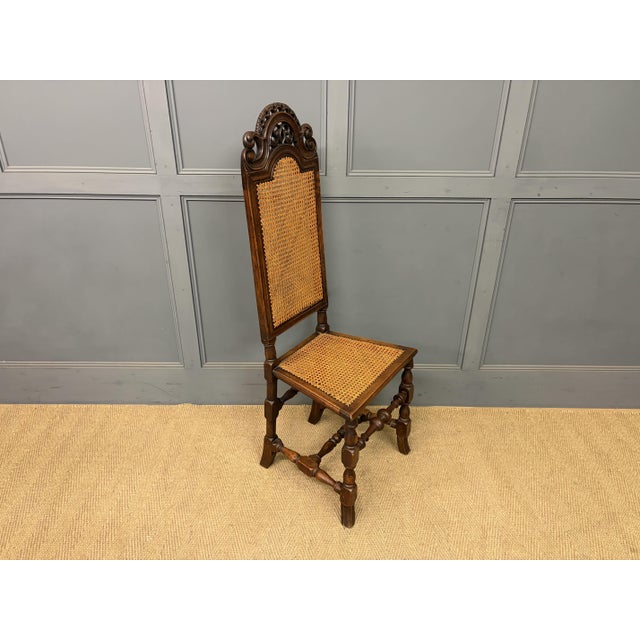 Brown Carolean Style Chairs, 1820s, Set of 3 For Sale - Image 8 of 14